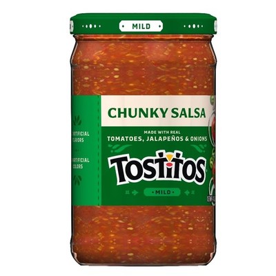 Chunky Salsa Mild Flavor No Artificial Colors or Flavors 24 oz Jar