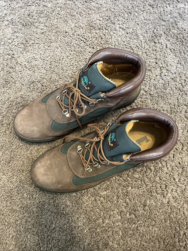 Timberland Stivali da Campo Impermeabili Uomo Taglia 11,5 Cioccolato - Foto 4 di 6