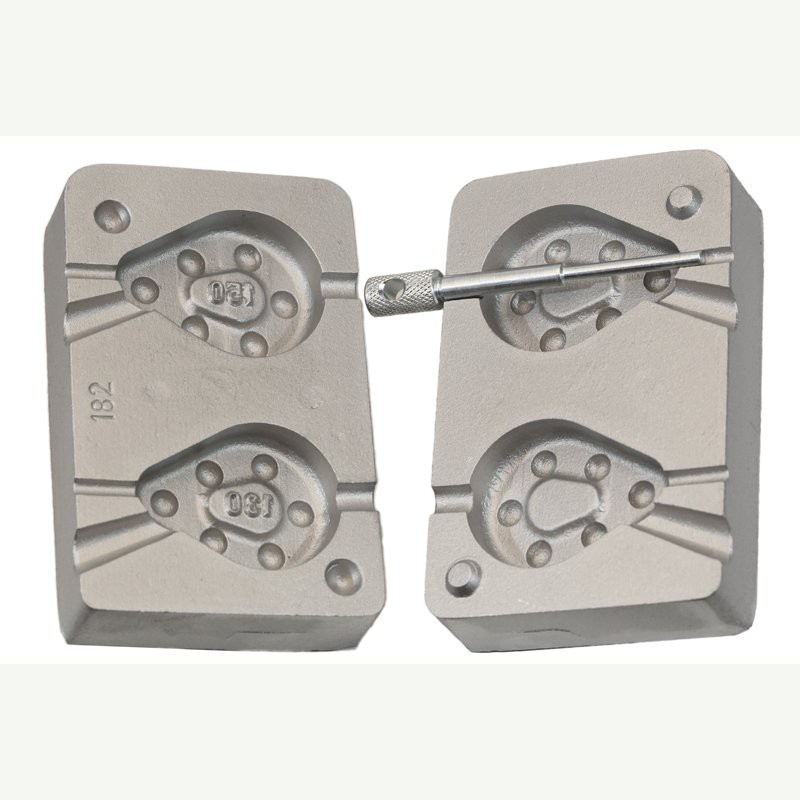 Moule à plombs Grip Insert Lead MOU182 Alciumpeche pour la fabrication de lests 130g et 150g