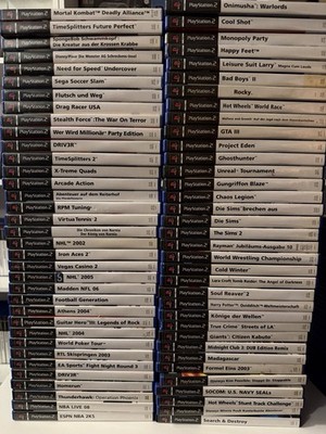 Sony PlayStation 2 - PS2 Spiele Sammlung Konvolut 70 Stk 