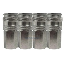 4 PC Universal 1/4" Female NPT Air Compressor Hose Quick Connect Coupler Socket