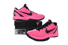 MEN NK Kobe 6 Protro Kay Yow Think Pink IQ9317-001 Size US 7-12