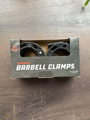 Olympic Bar Barbell Clamps 2'' Pair Round Quick Release Locking Gym Equipment New
