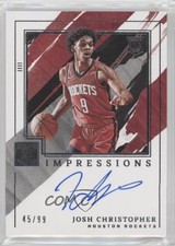 2021-22 Panini Impeccable Impressions Signatures 45/99 Josh Christopher Auto s3g