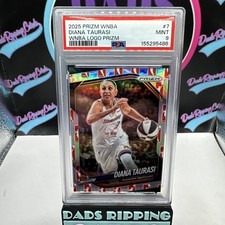 2025 Panini Prizm WNBA - Diana Taurasi #7 WNBA Logo Prizm PSA 9