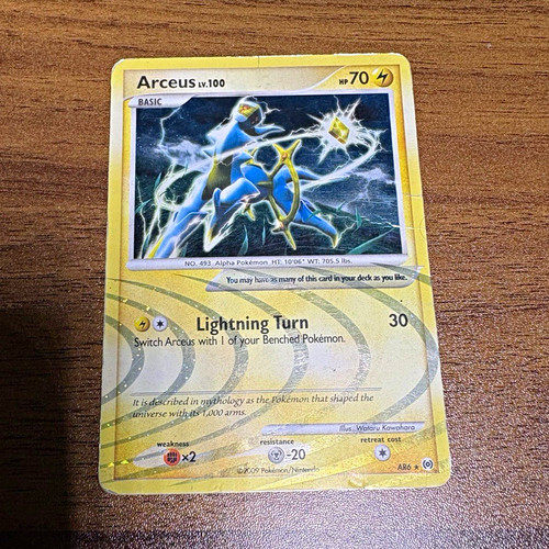 The Pokémon Company Arceus AR6 lv. 100 Arceus Holo Rare Holo EN Basic 70HP