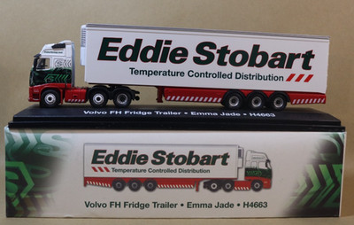 Atlas Editions 4649101 - Volvo FH Fridge Trailer ''Emma Jade'' - Eddie Stobart