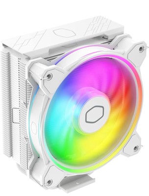 Hyper 212 Halo CPU Air Cooler - Pure White Aluminium Finish, 4 Continuous