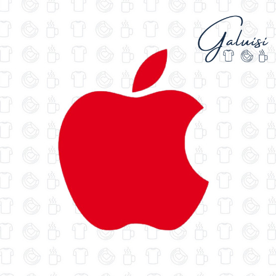 ADESIVO APPLE STICKER MELA LOGO IPHONE IOS per AUTO, MOTO, BICI, PARETE, CASCO foto 2