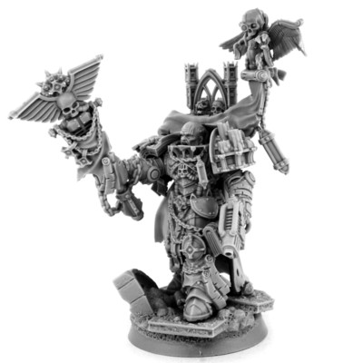 Imperial Chaplain Wargame Exclusive Black Templar High Marshal Librarian Captain