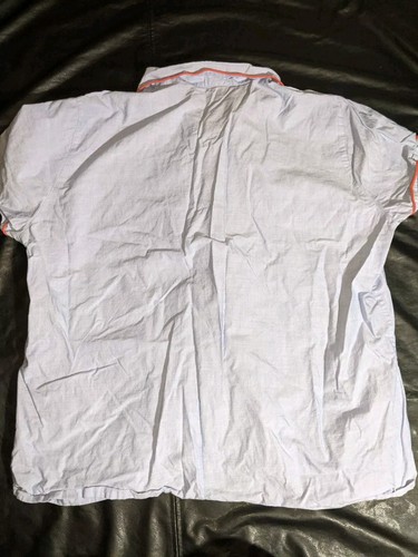 J. Crew Pajama Top Sweet Dreams Button Front Size XL Contrast Piping Shirt - Picture 4 of 24