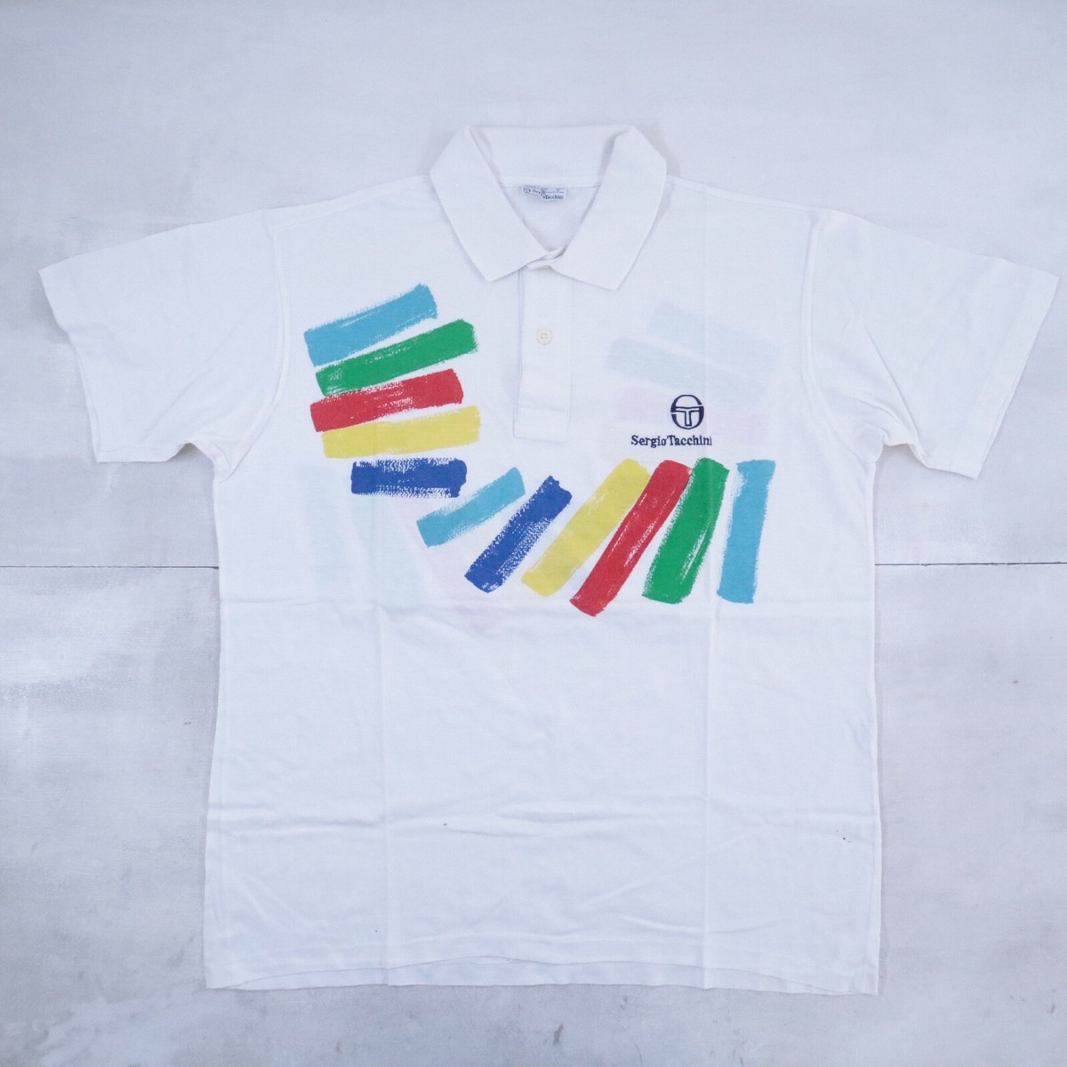 White Tuta Sergio Tacchini Vintage SERGIO TACCHINI TENNIS