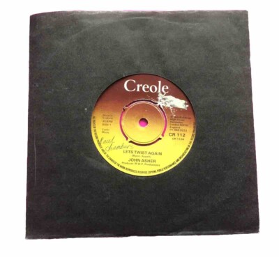 E773, Let s Twist Again, John Asher, 7''45rpm Single, Very Good Plus Condition