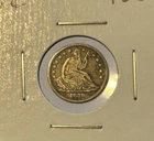1839 Seated Liberty Silver Half Dime US Coin CHOICE XF
