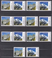 Euro Automatenmarkenserie Dachstein und Gro&szlig;glockner Postfrisch ** MNH