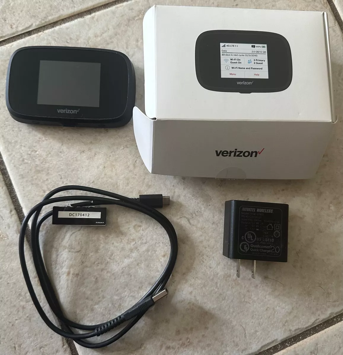 Novatel Verizon Wireless Jetpack 7730L 4G LTE Advanced Mobile Hotspot