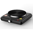 Cuisinière Électrique Portable Plaque de Cuisson en Fonte 1000W Réglable