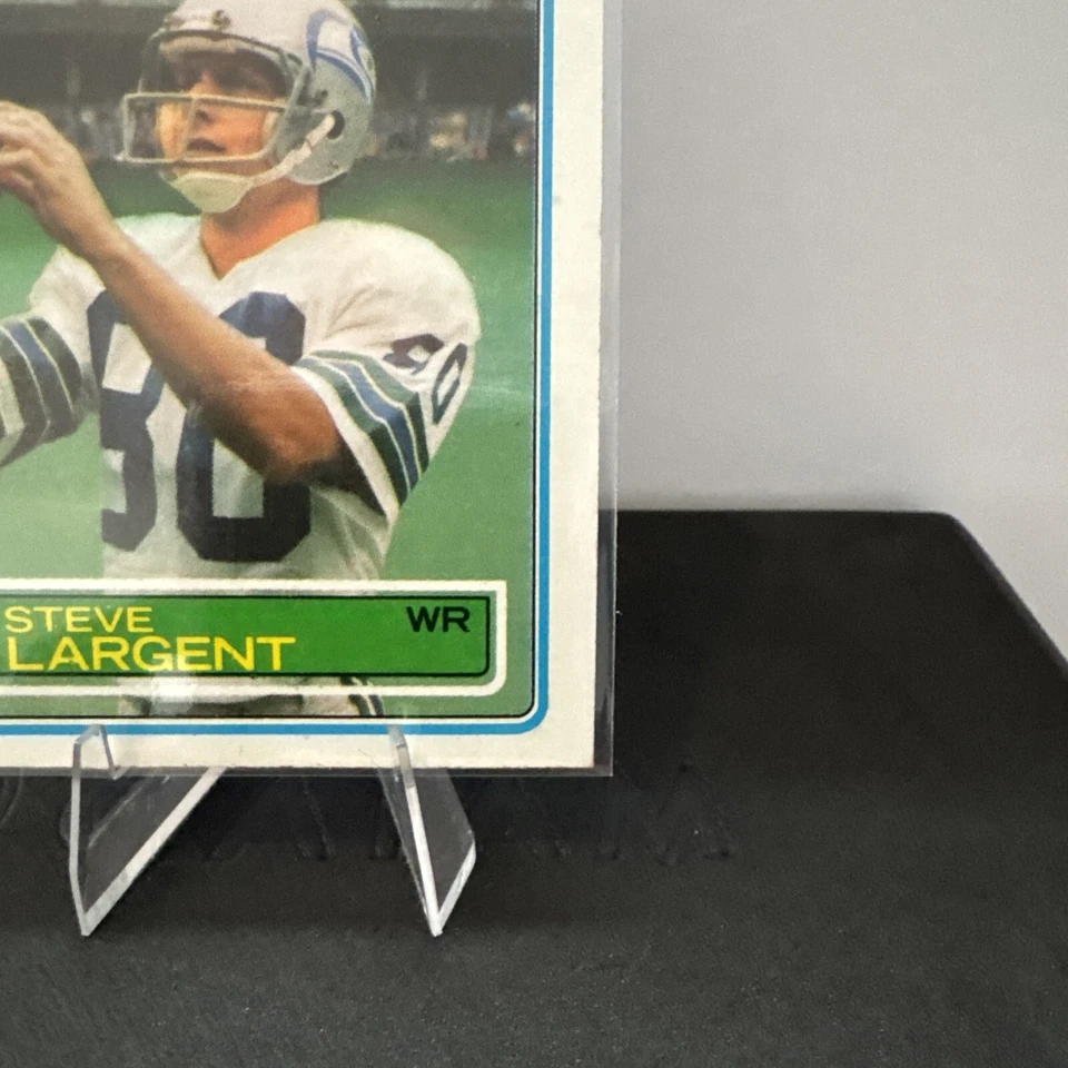NFL Football Card - 1983 Topps Steve Largent Seattle Seahawks (ungraded) - Image 4 of 4