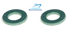 Gear Oil Drain Plug 2 PACK Gaskets 09168-10034 For Suzuki Outboard Motors