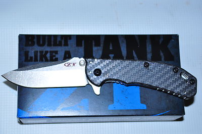 Kershaw Zero Tolerance 0566CF ELMAX BLADE Hinderer folder Carbon