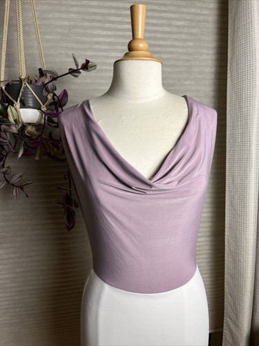 Missguided Women Lilac And Ivory Dress Sz 6 36” Long 18” Chest. - Picture 7 of 21