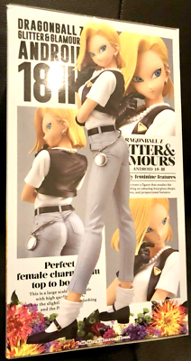 Dragon Ball Z Videl & Android 18 Figure set GLITTER & GLAMOURS A B