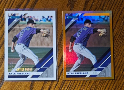 Kyle Freeland -2019 Donruss Artist Proof #/10 +Orange Foil No.126 - Rockies