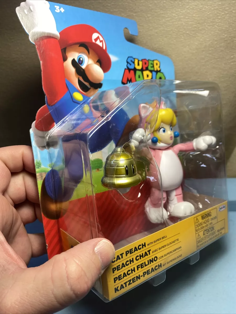 Nintendo Cat Mario with Bell 4in Figure