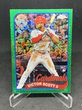 2024 Topps Update Chrome Silver Pack Victor Scott II CARDINALS GREEN /99 101624
