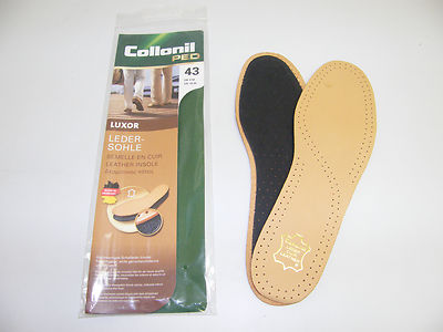 Collonil Luxor Leather Insole Size 36 - 42 Plant Tanned Activated Carbon Filter
