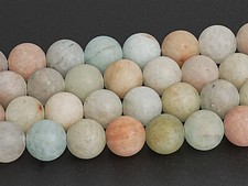 Genuine Natural Matte Multicolor Moss Agate Beads Grade A Round 8MM Loose Beads
