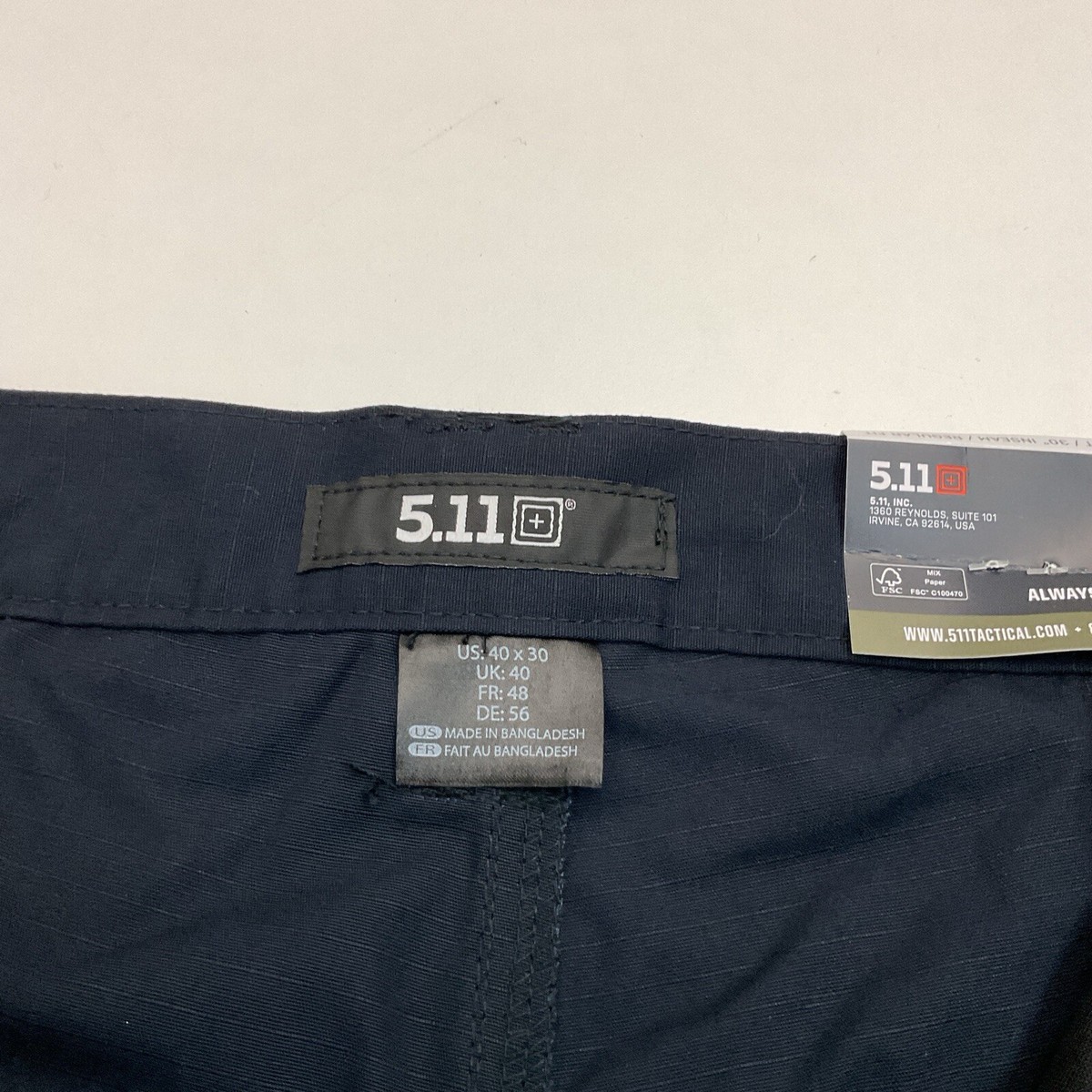 5.11 Tactical Taclite Pro Pants, 74273 - Navy, 40x30 | eBay