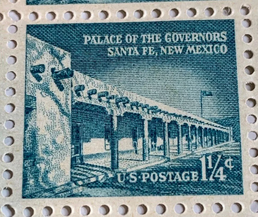 1960 1-1/4c Palace of the Governors FDC US Postage Stamp 16 New Stamp Sheet - Image 3 of 3