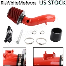 Red For 2008-12 Honda Accord 8th gen 2.4L Cold Air Intake Induction Kit + Filter