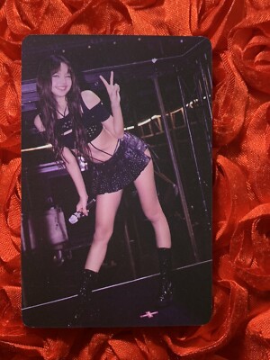LISA BLACKPINK Moon Star KPOP Girl Photo Goddess Idol Card Peace