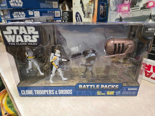 Clone Troopers & Droids Battle Packs STAR WARS The Clone Wars TCW NEW 2010