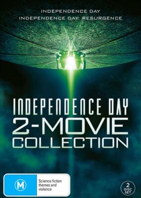 Independence Day + Resurgence | 2-Movie Collection (DVD) Pal Region 4 vgc t439