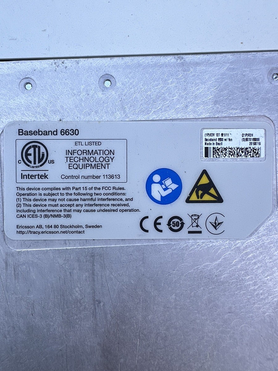 Ericsson KDV 137848/11 Baseband 6630 with fan KDV13784811 (NEW) | eBay
