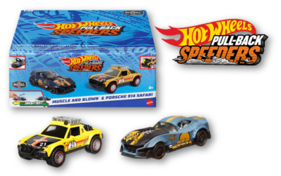 Hot Wheels Pull-Back Speeders - Muscle and Blown & Porsche 914 Safari ...