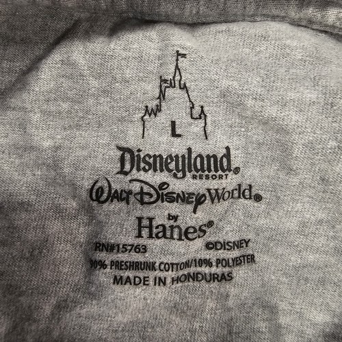 Walt Disney World Graphic T-Shirt Size Large Gray Pullover Crewneck 2014 Vacay - Picture 9 of 9