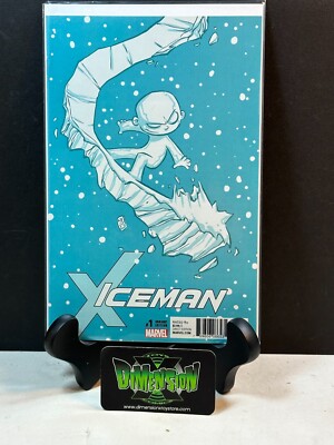 ICEMAN #1 SKOTTIE YOUNG VARIANT COMIC NM MARVEL 2017 ICE MAN
