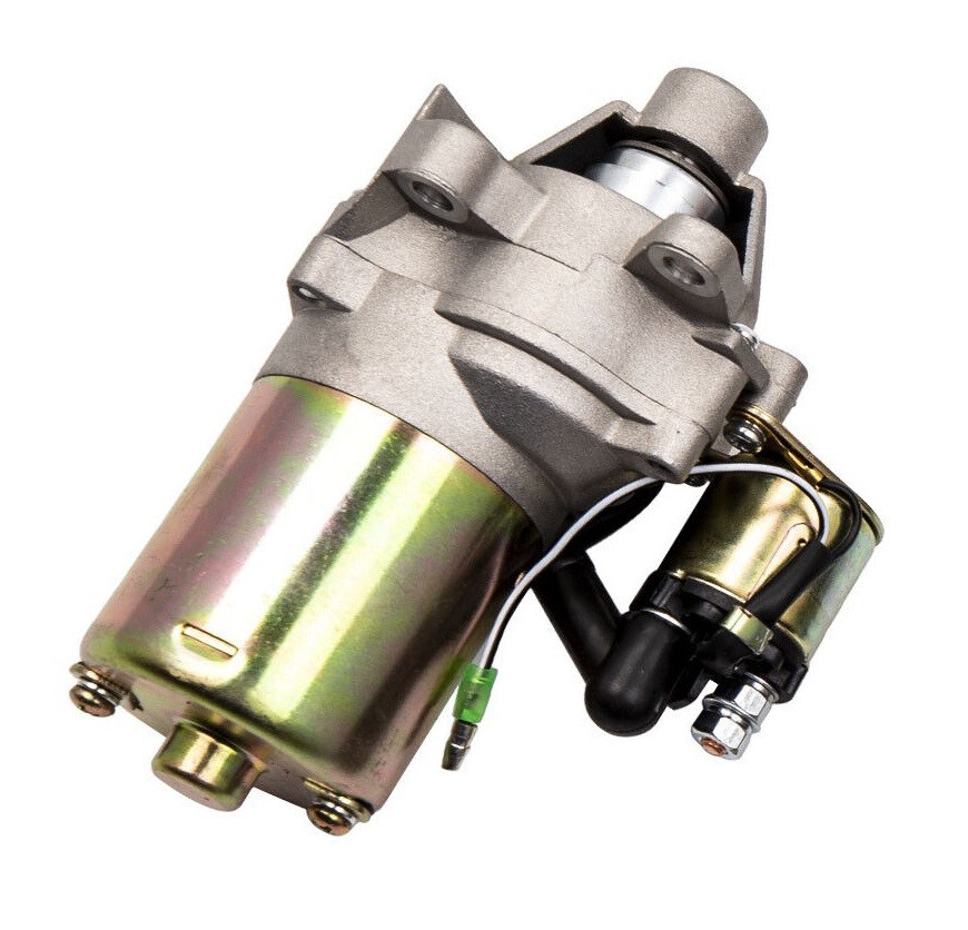 Starter Motor With Solenoid For Engines Generators Fits Honda GX160 5.5HP GX200