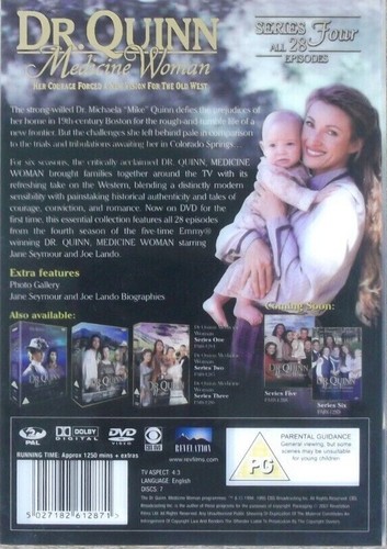 DR. QUINN Medicine Woman Season Four: English DVD en inglés: Jane Seymour - Imagen 2 de 2