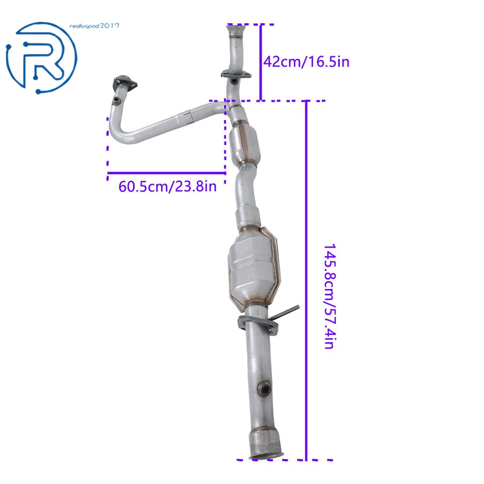 Catalytic Converter For Chevrolet Blazer 2000-2005 GMC Jimmy Sonoma 2000-2004 - Image 3 of 4