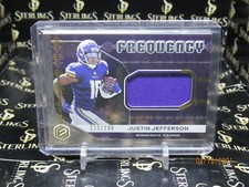2020 Panini ELEMENTS Justin Jefferson RC FREQUENCY JERSEY SP #/199 VIKINGS