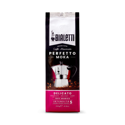 Bialetti Perfetto Moka gemahlen delicato 250g