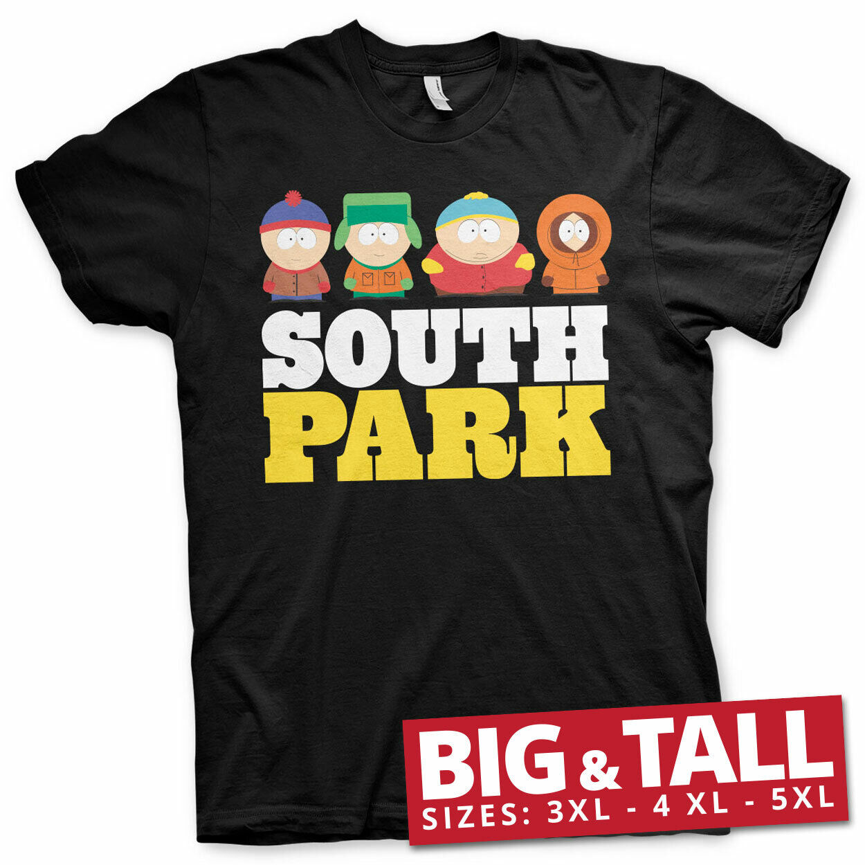 kimplante Give cerebrum Officially Licensed South Park BIG & TALL 3XL, 4XL, 5XL Men's T-Shirt | eBay