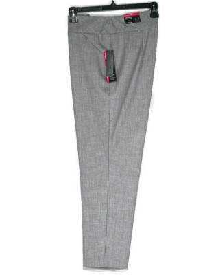 NWT-Investments Women's The Park Ave Fit Secret Support Straight Leg Pants-14W S