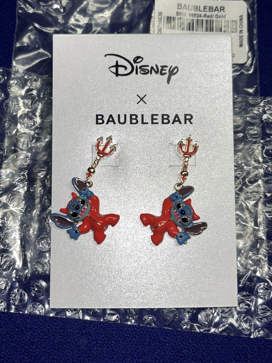2024 Baublebar Disney Halloween Devil Stitch Earrings NEW | eBay