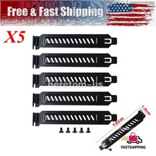 5PCS PCI Slot Cover Vented Slot Covers for Computer Cases Dust Filter Bracke